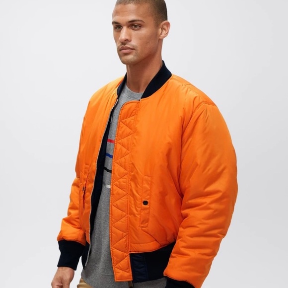 Alpha industries MA-1 BOMBER JACKET (HERITAGE) size M in replica blue - Picture 4 of 4